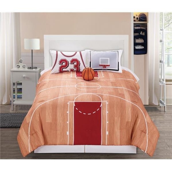 Riverbrook Home Riverbrook Home 75447 B-Ball Full Comforter Set - 4 Piece 75447